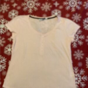 Light Pink Short Sleeve Top